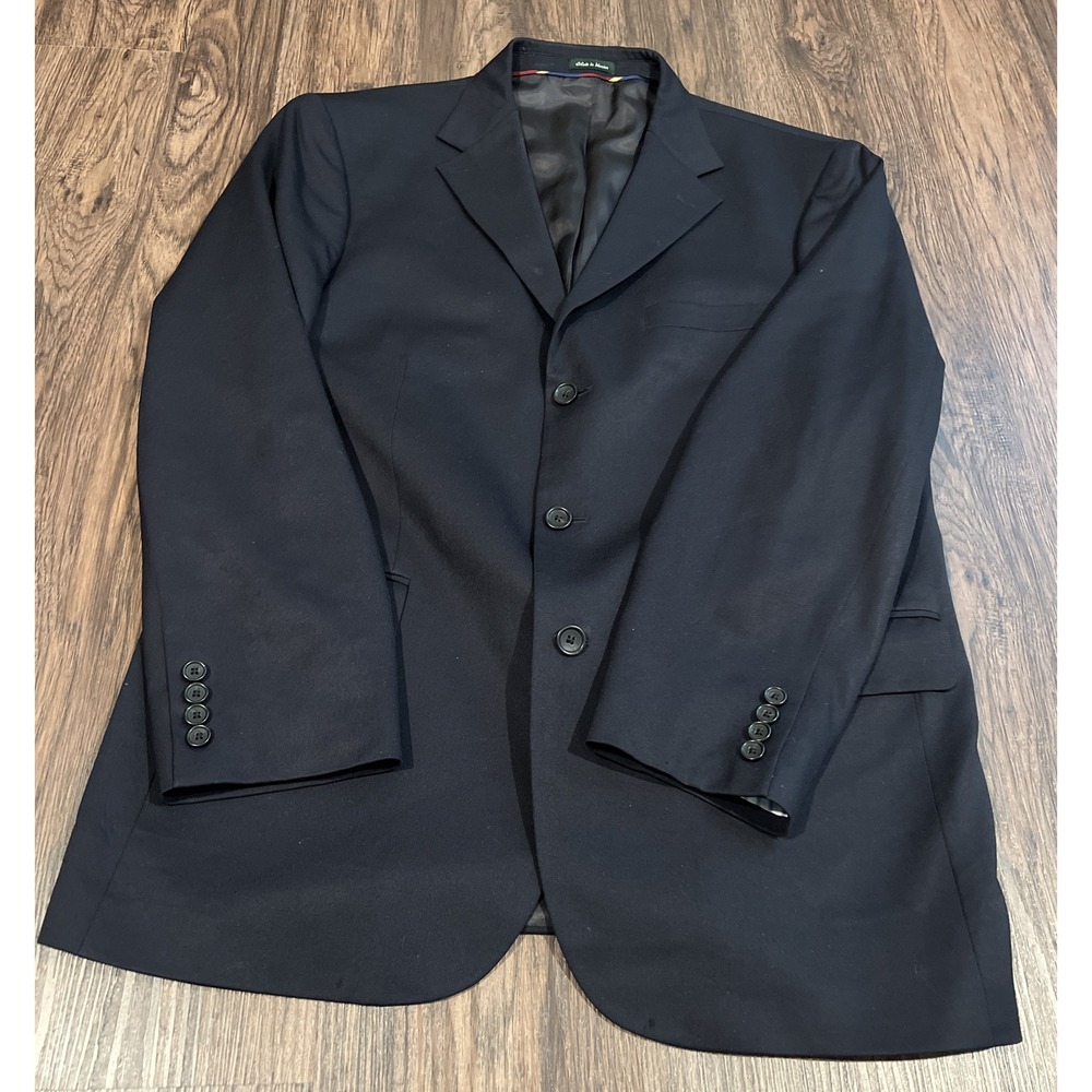 J. Crew Navy blue blazer 100% Wool 44R 3 Buttons